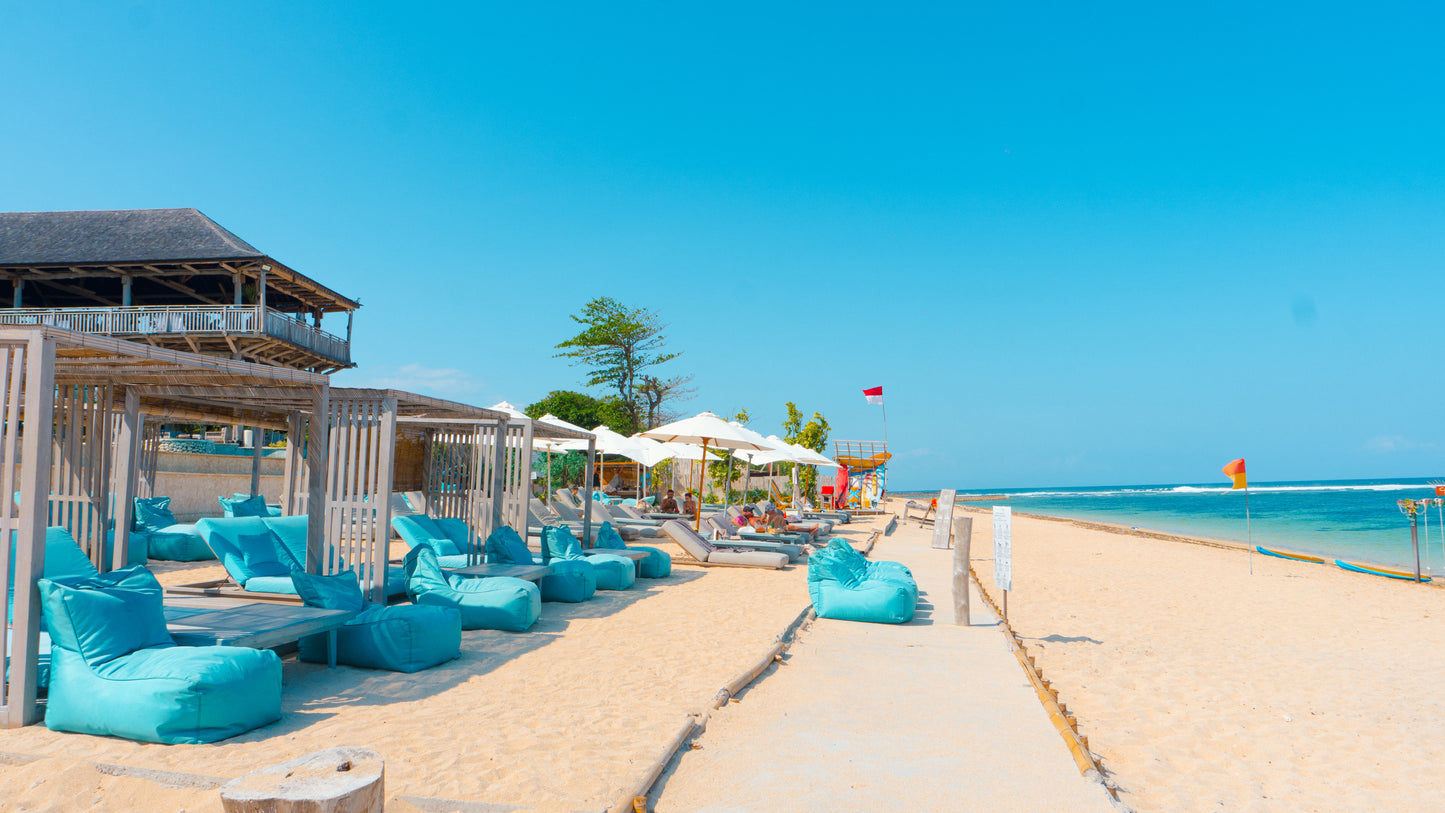 Canna Bali Nusa Dua Bali Beach Club Beach Side Bean Bags 2025
