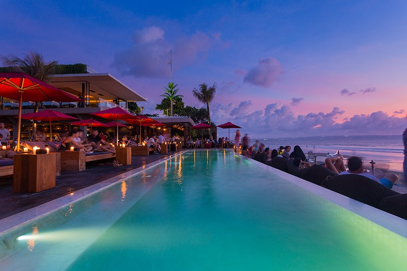 Ku De Ta Seminyak Bali Beach Club Birds Sunset Viewv