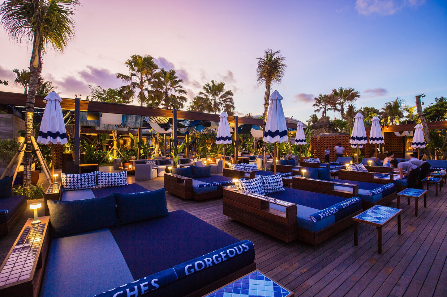 Manarai Beach House, beach club inside five star Sofitel Bali Nusa Dua Resort Hotel