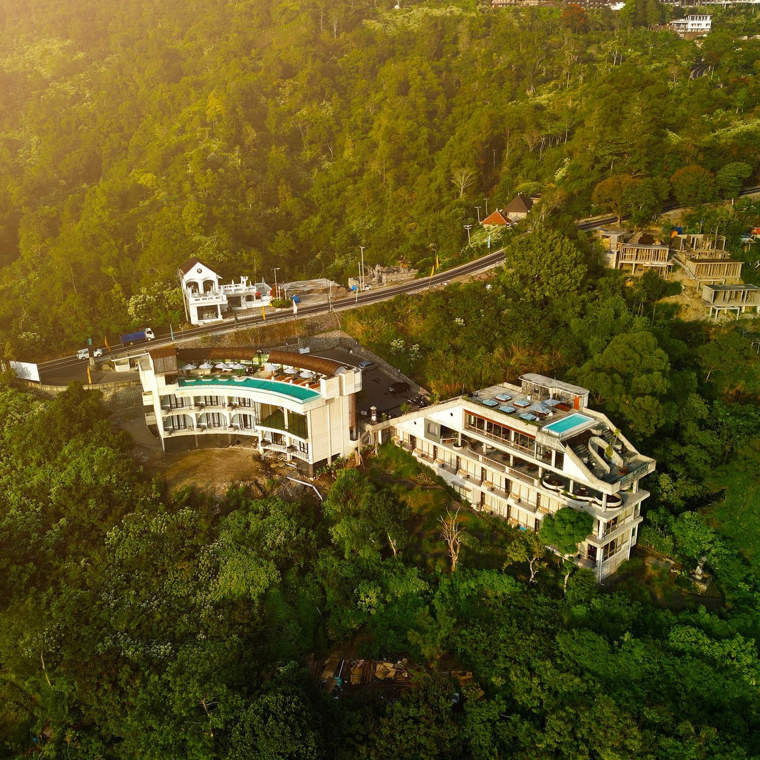 O Club Beach Club Desa Oculus Kintamani Mount Batur VIews