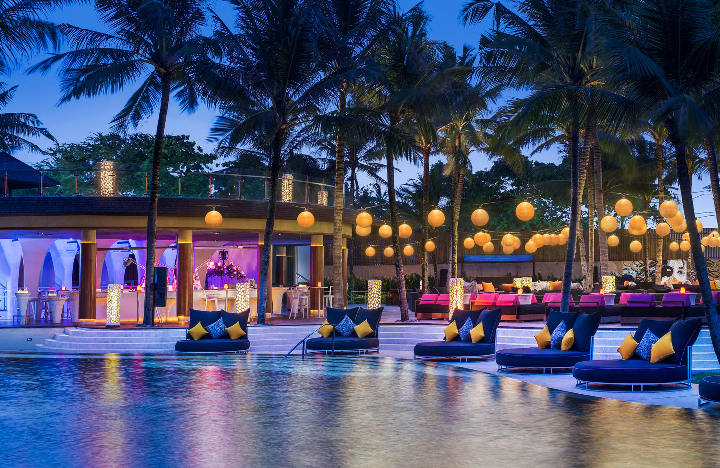 Woobar Beach Club at W Bali Seminyak Luxury Resort Hotel