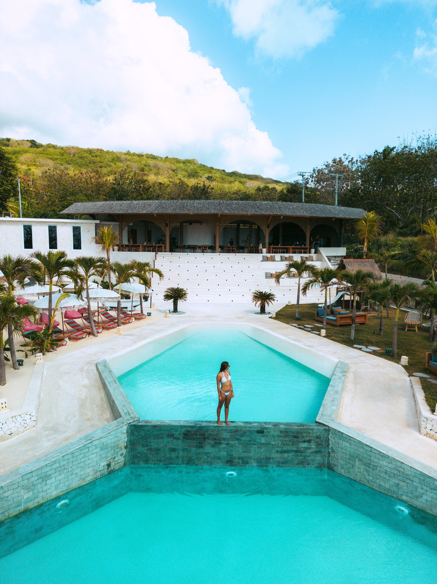 Cactus Beach Club in Nusa Penida Island Bali - Pool Views