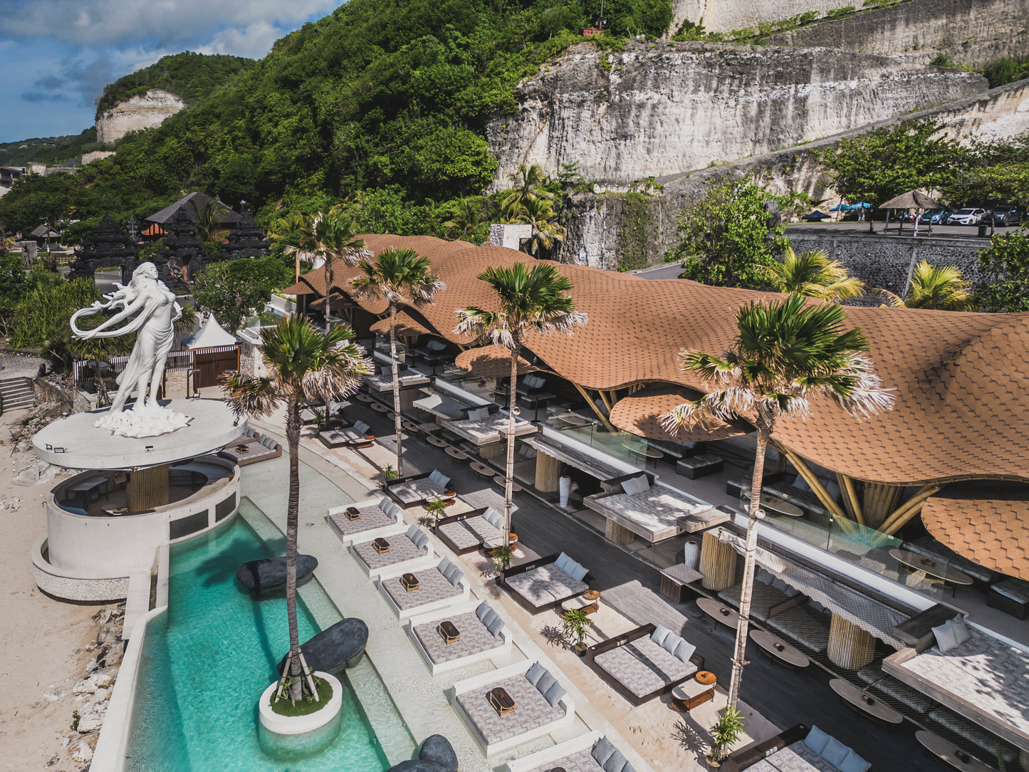 Tropical Temptation Uluwatu Bali Beach Club on Melasti Beach