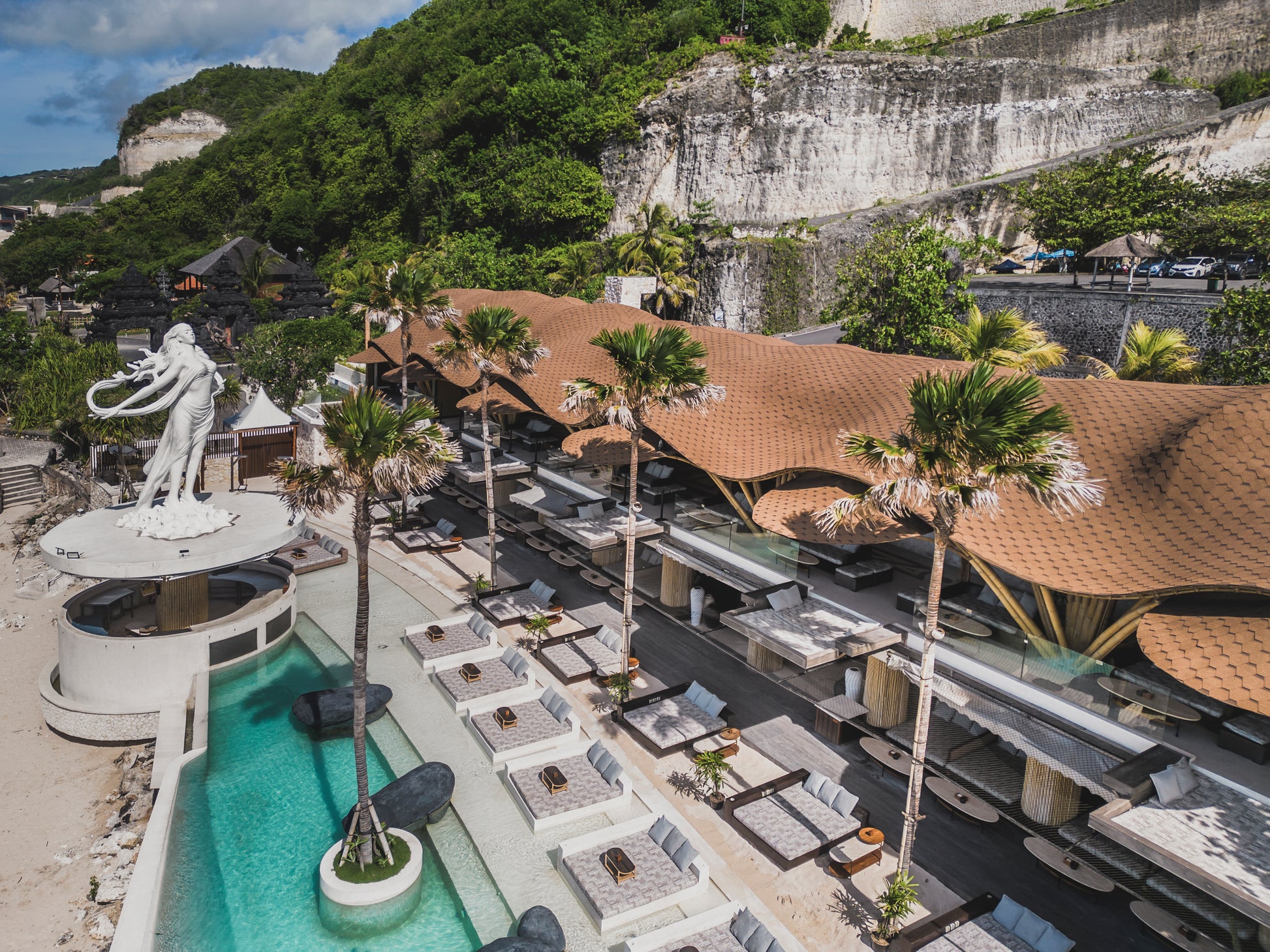 Tropical Temptation Uluwatu Bali Beach Club on Melasti Beach