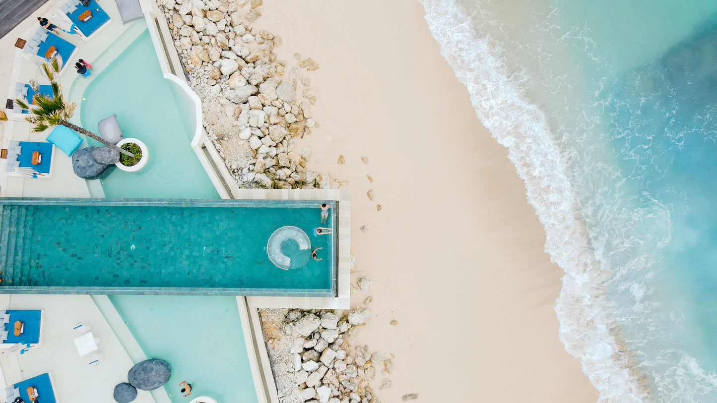 Tropical Temptation Uluwatu Bali Beach Club on Melasti Beach