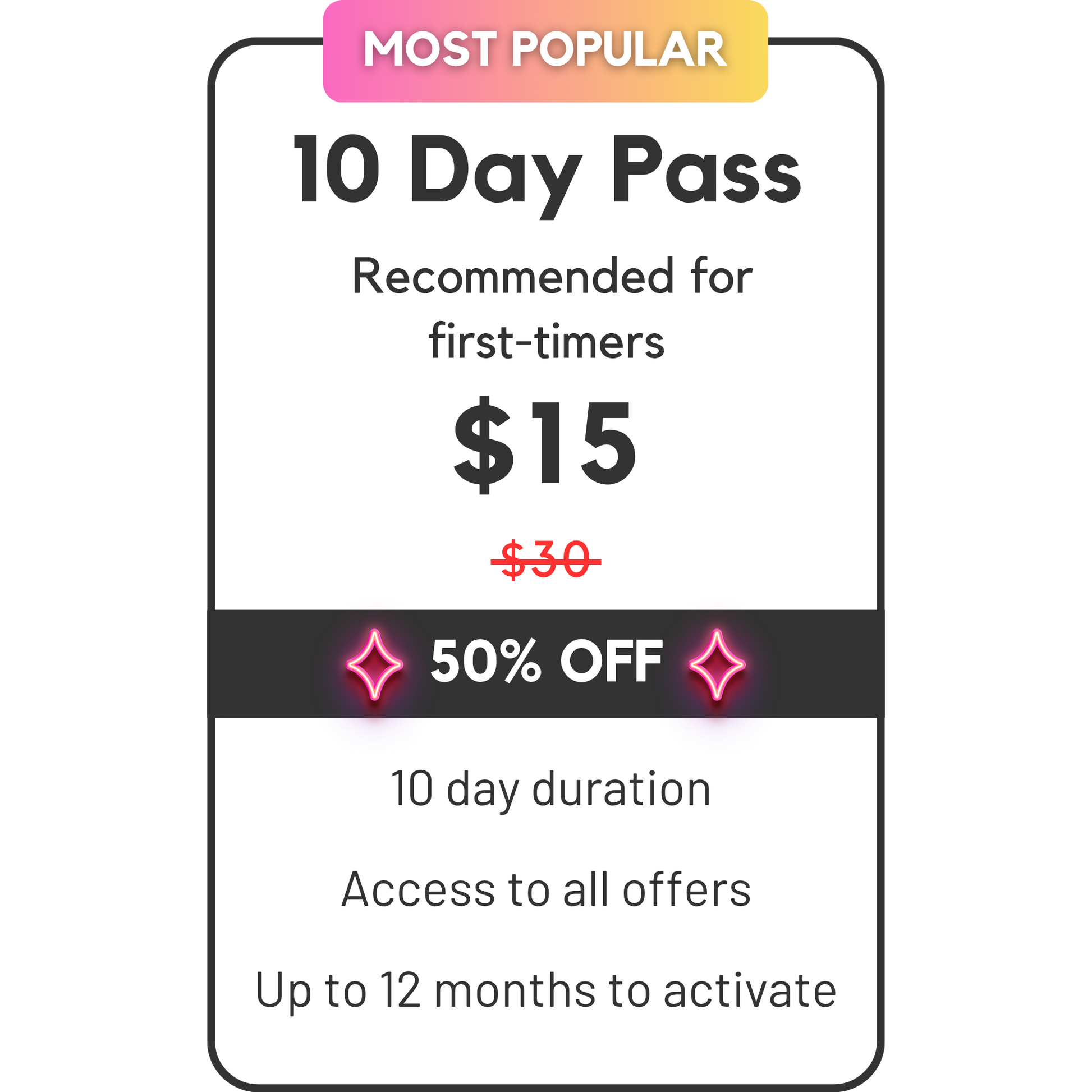 Black Friday Sale 2025 10 Day Pass Bali Beach Club Pass