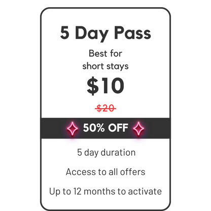 Black Friday Sale 2025 5 Day Pass Bali Beach Club Pass