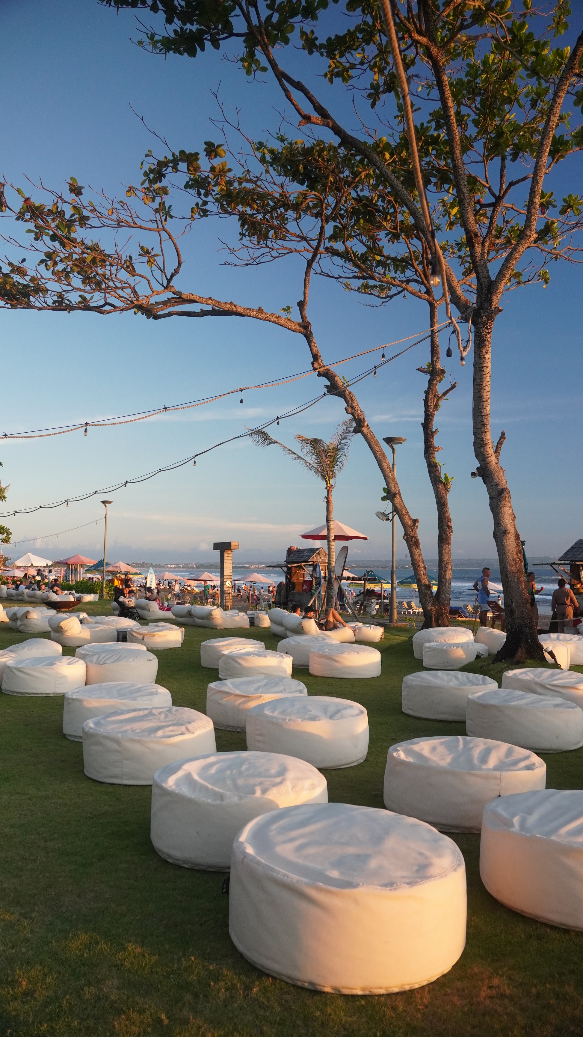 Sunset Beach Bali Seminyak Beach Club by Mrs Sippy Bean Bags